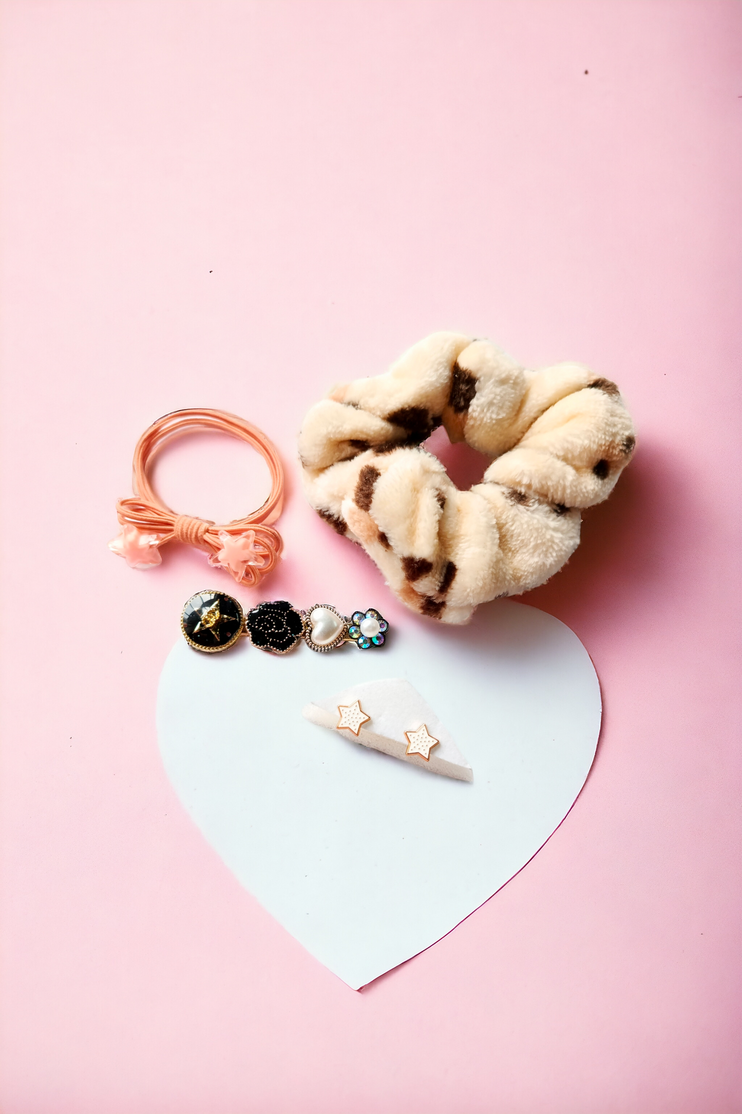 Handmade Fur scrunchies with combo pack